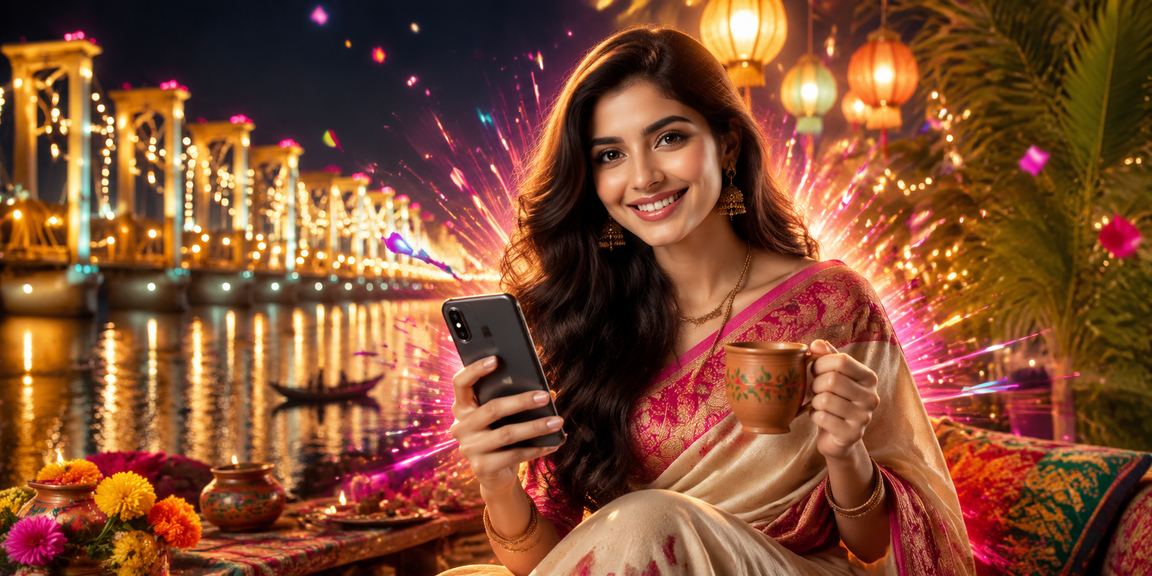 ময়মনসিংহে পহেলা বৈশাখে মোবাইলে বেটিং পেমেন্ট করছেন একজন ব্যবহারকারী